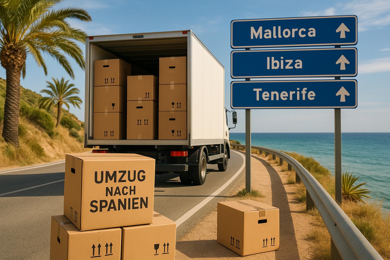 Umzug nach Spanien – Welche Kosten kommen auf Sie zu?
